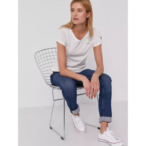 Pepe Jeans dámské bílé tričko MARJORIE - S (803)